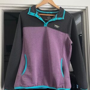 Women’s LL Bean Pullover Jacket Multicolor Size Large